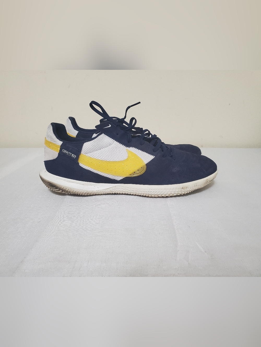 Nike Streetgato Indoor Soccer Cleats Navy Blue Siz 11.5
